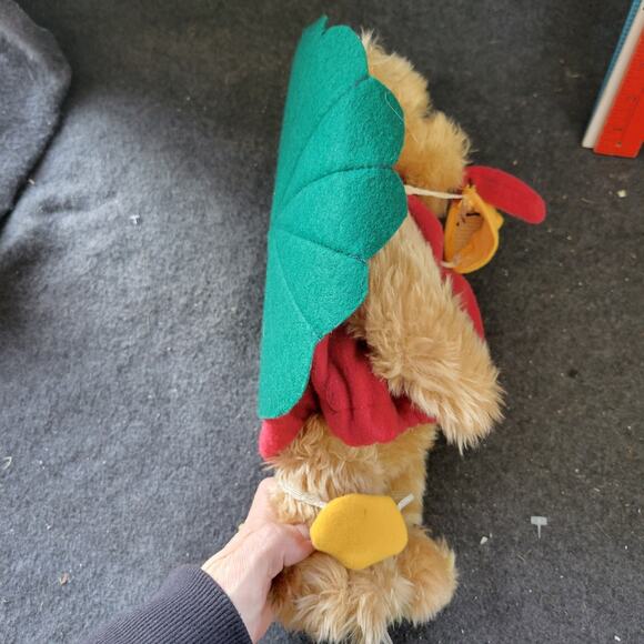 TERRY'S VILLAGE THANKSGIVING HOLIDAY TEDDY BEAR TURKEY COSTUME LOT/2 PLUSH - Picture 3 of 9